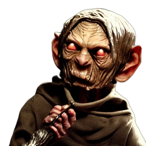 mask, staff, face, creature, concept art, fantasy art, 3d render, comic book art transparent PNG cut-out
