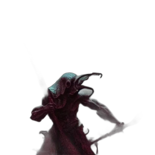 creature, dragon, staff, mask transparent PNG cut-out