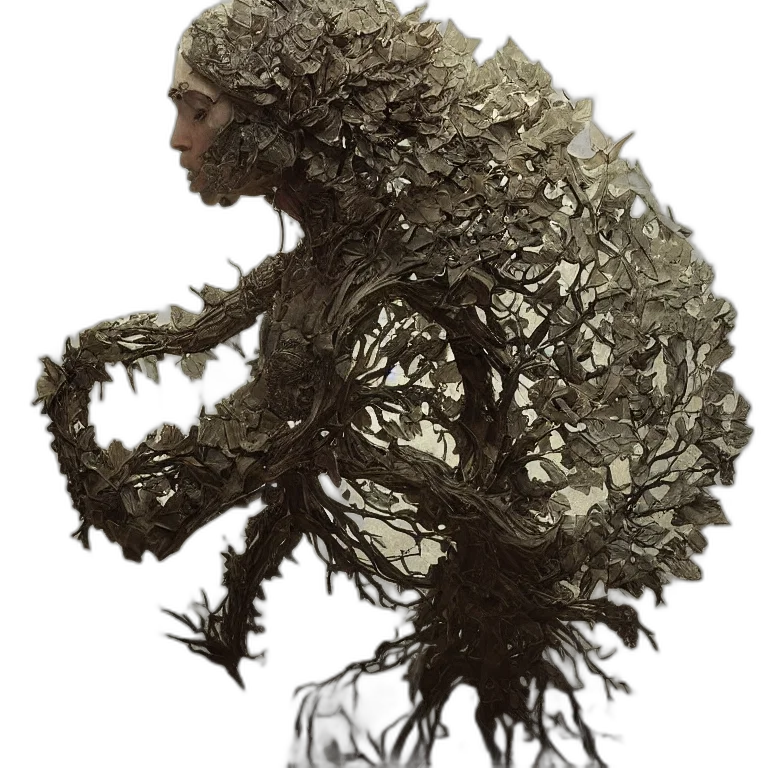 hair, creature, dragon, mask, concept art, 3d render, fantasy art, photorealistic transparent PNG cut-out
