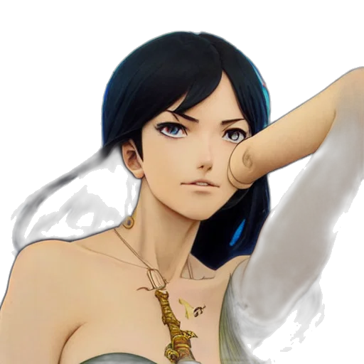 jewelry, dress, face, staff transparent PNG cut-out
