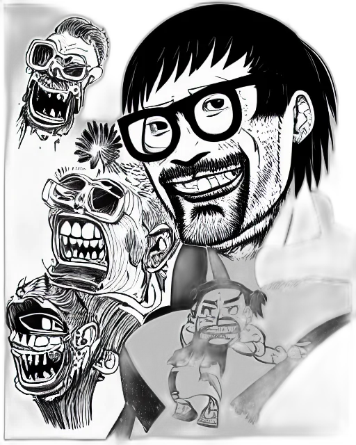 mask, face, creature, staff transparent PNG cut-out