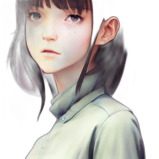 face, robot, staff, creature transparent PNG cut-out