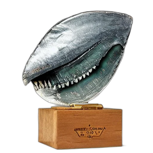 hat, jewelry, weapon, creature, great, megalodon, tooth, made transparent PNG cut-out