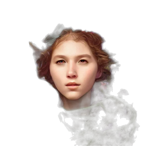 face, dragon, hair, mask, photorealistic, fantasy art, oil painting, concept art transparent PNG cut-out