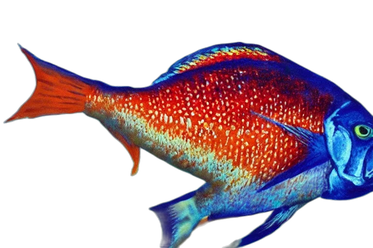 animal, creature, food, photorealistic, 3d render, watercolor, concept art, fish transparent PNG cut-out
