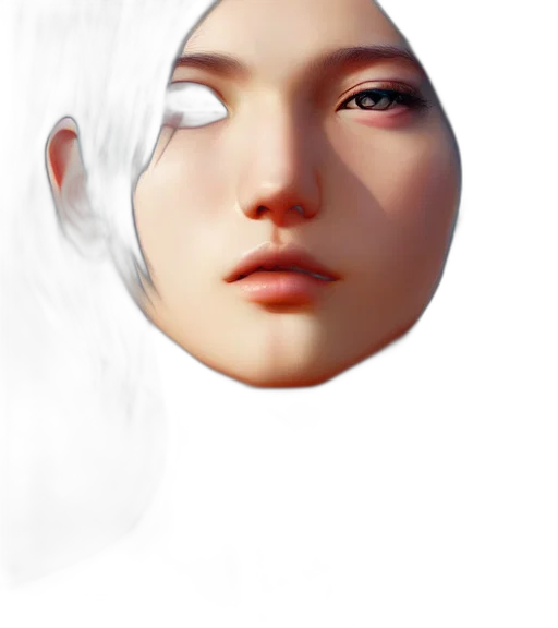 face, mask, robot, creature transparent PNG cut-out