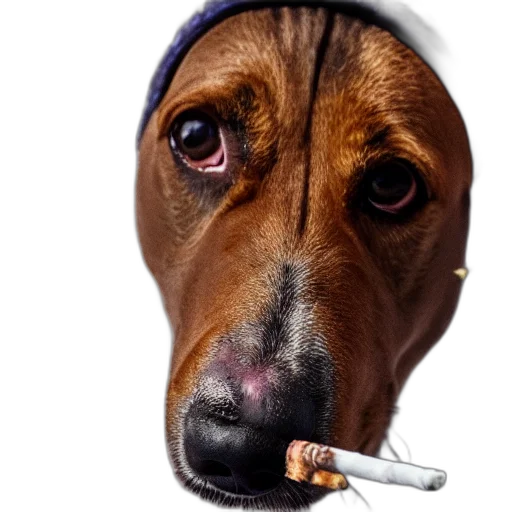 animal, hat, face, staff transparent PNG cut-out