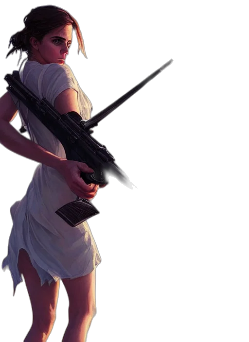 weapon, staff, dress, sword, concept art, pixel art, cyberpunk, comic book art transparent PNG cut-out