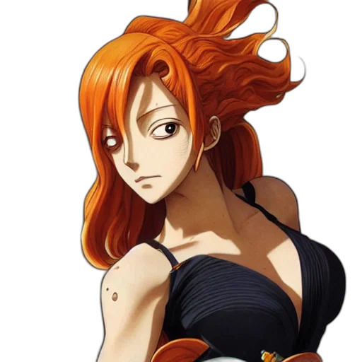 dress, staff, anime, concept art transparent PNG cut-out
