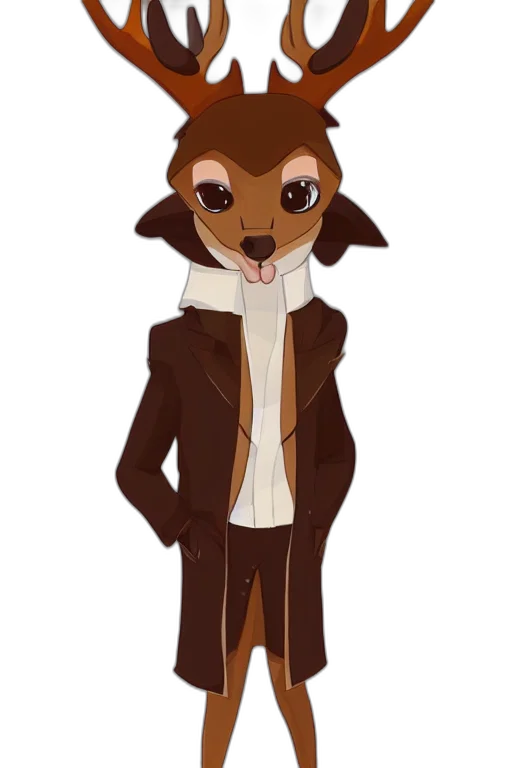 jacket, staff, animal, cartoon transparent PNG cut-out