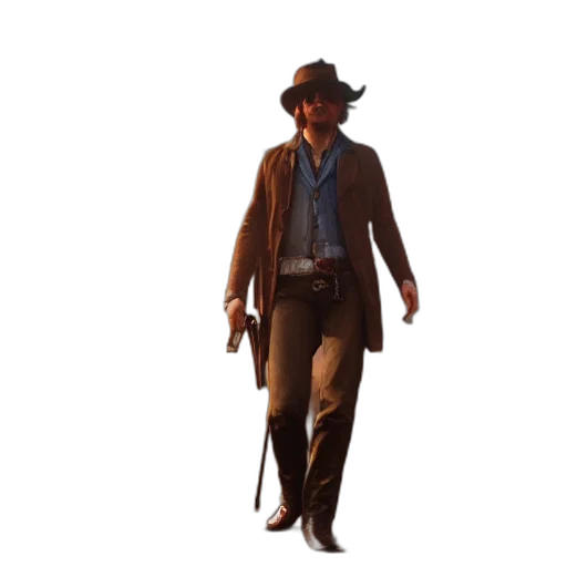 staff, hat, jacket, animal transparent PNG cut-out