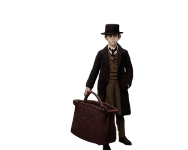 hat, staff, concept art, 3d render transparent PNG cut-out
