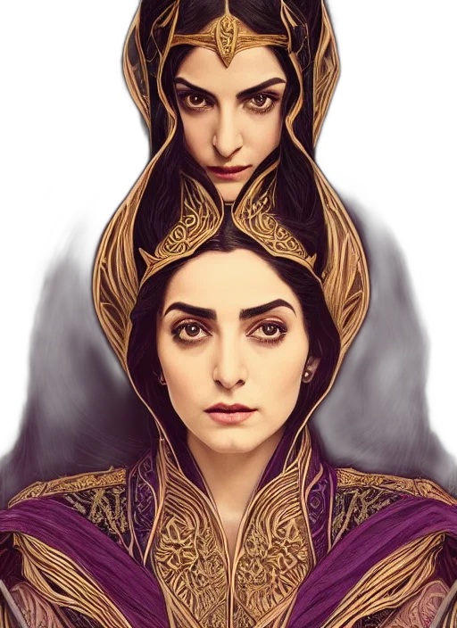 crown, face, fantasy art, concept art transparent PNG cut-out