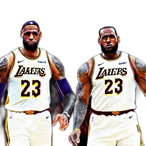 concept art, 3d render, cartoon, photorealistic, lebron, james, nenderoid transparent PNG cut-out