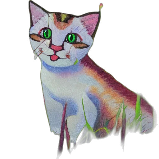 animal, staff, creature, jewelry, watercolor, vaporwave, photorealistic, fantasy art transparent PNG cut-out