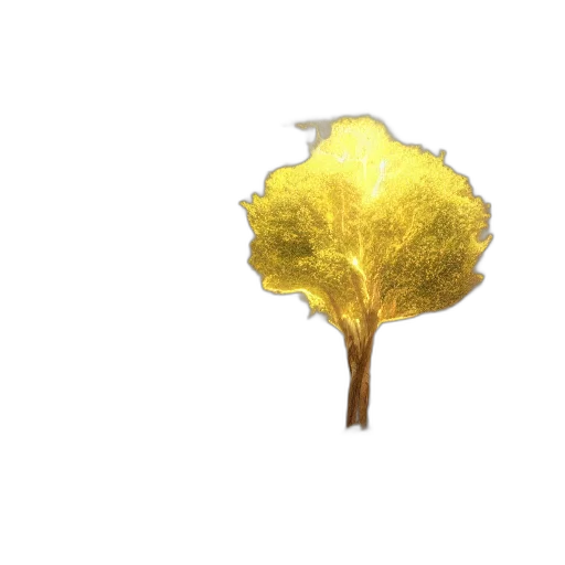 tree, crown, flower, hat, 3d render, concept art, photorealistic, watercolor transparent PNG cut-out