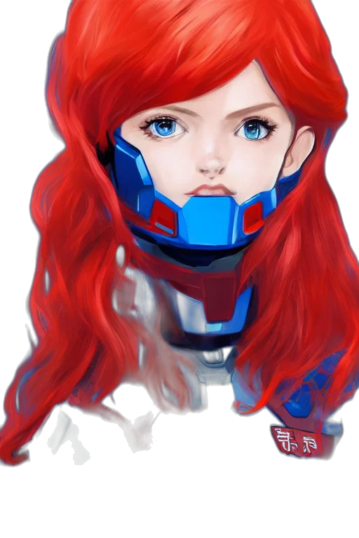 face, robot, mask, concept art transparent PNG cut-out