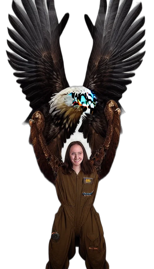 staff, animal, jacket, creature, epic, professional, digital, portrait transparent PNG cut-out