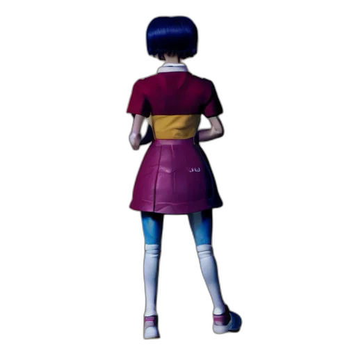 dress, jacket, staff, robot transparent PNG cut-out