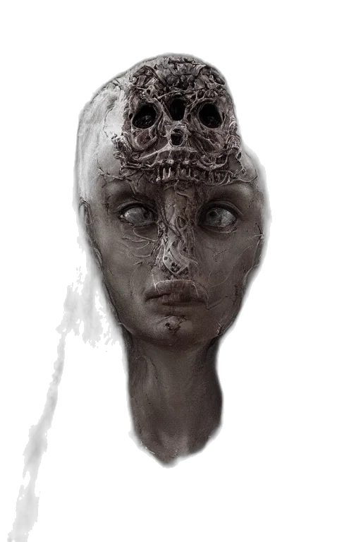 mask, face, crown, creature transparent PNG cut-out