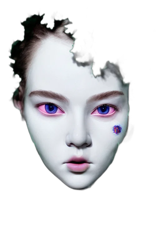 mask, face, robot, crown transparent PNG cut-out