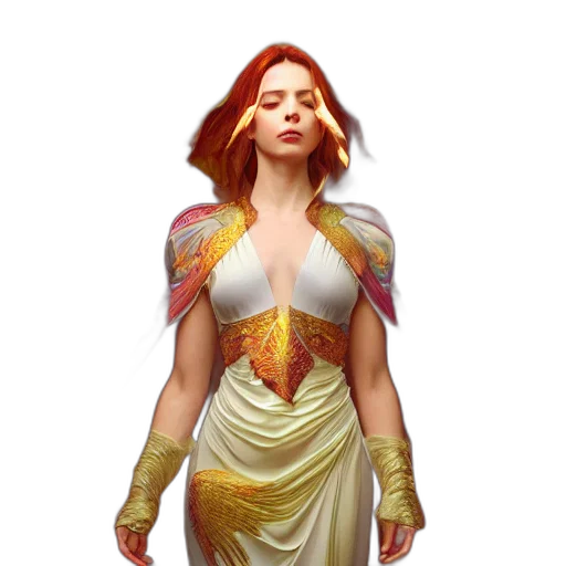 dress, concept art, fantasy art, pixel art, comic book art, golden, beautiful, orchid transparent PNG cut-out