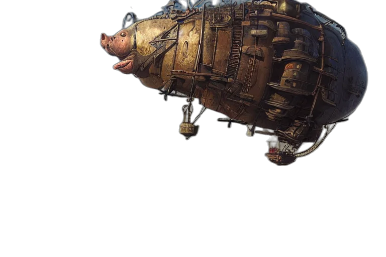 weapon, animal, robot, creature, concept art, 3d render, fantasy art, photorealistic transparent PNG cut-out