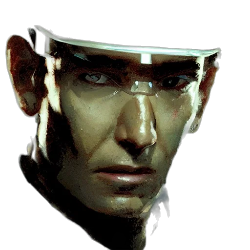 robot, face, staff, hat transparent PNG cut-out