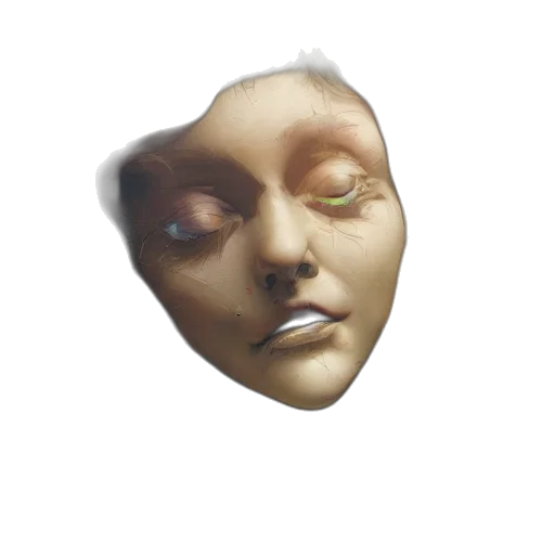face, mask, creature, robot transparent PNG cut-out