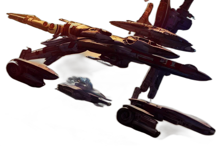 weapon, dragon, concept art, 3d render transparent PNG cut-out