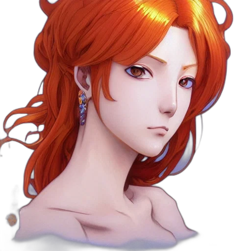 crown, face, jewelry, fantasy art transparent PNG cut-out