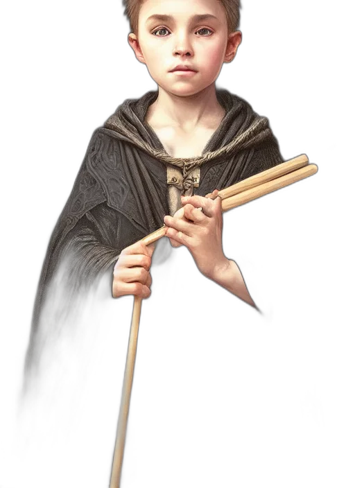 staff, sword, weapon, face, fantasy art, concept art, photorealistic, 3d render transparent PNG cut-out
