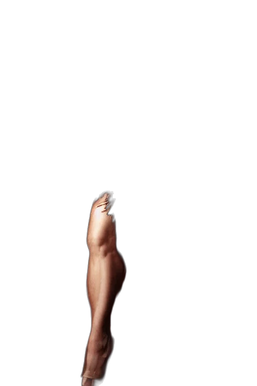 dress, hair, shoes, weapon transparent PNG cut-out