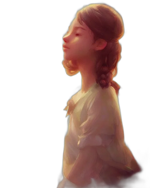 dress, face, crown, creature transparent PNG cut-out