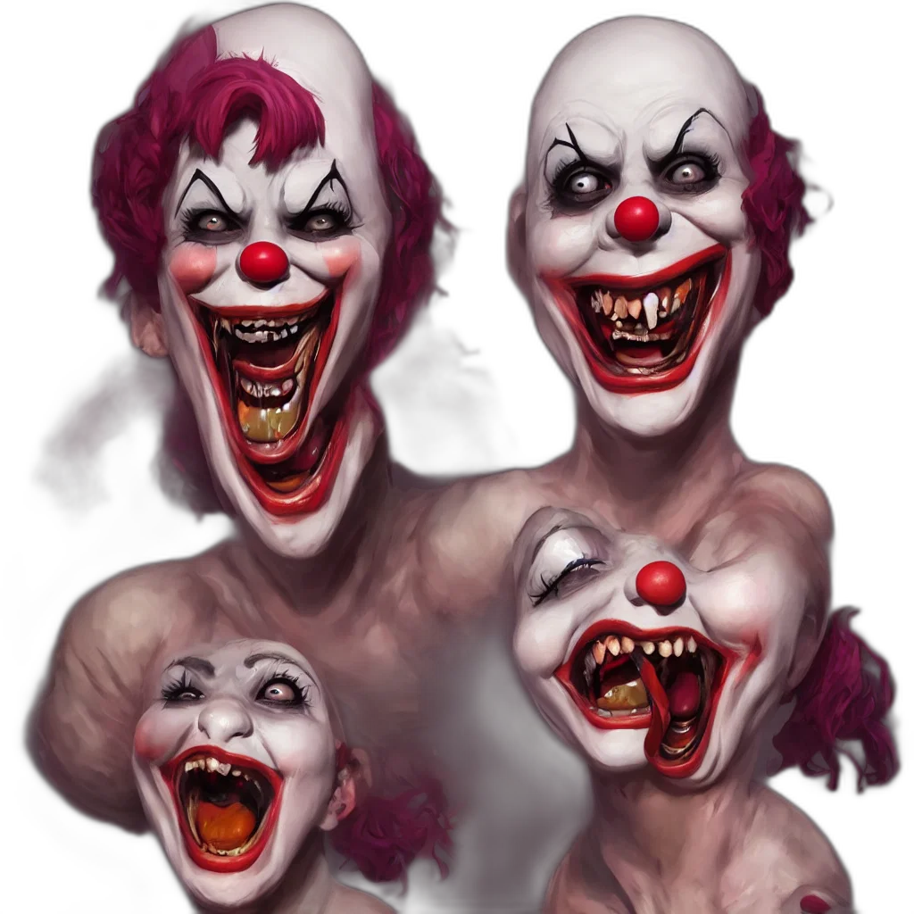 face, concept art, photorealistic, comic book art transparent PNG cut-out