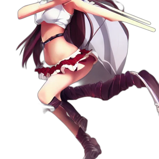sword, staff, weapon, anime transparent PNG cut-out