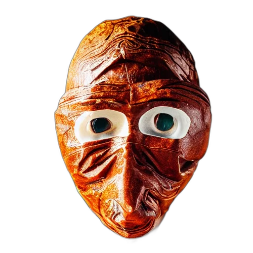 mask, face, creature, jewelry transparent PNG cut-out