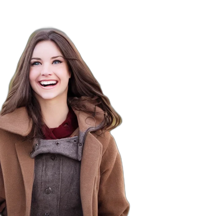 jacket, face, photorealistic, 3d render transparent PNG cut-out