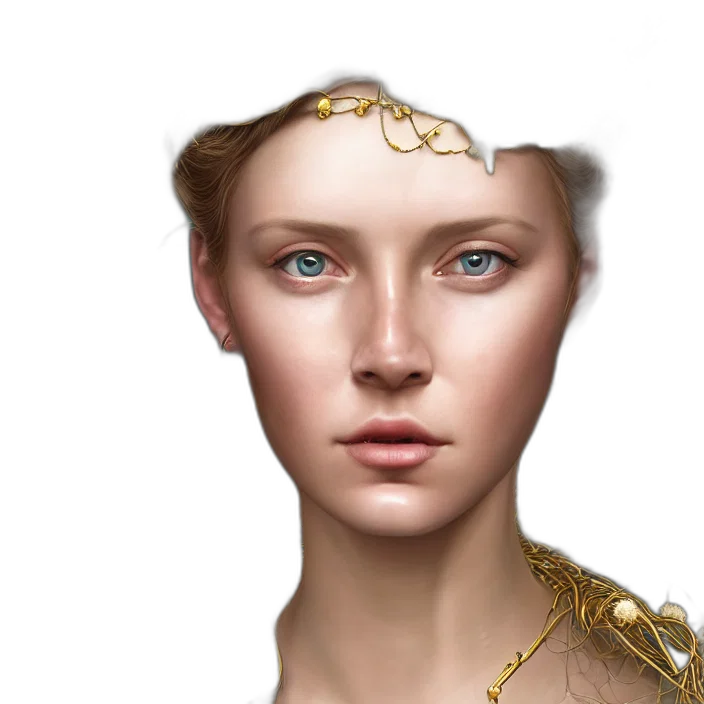 crown, jewelry, face, dragon, fantasy art, photorealistic, concept art, 3d render transparent PNG cut-out