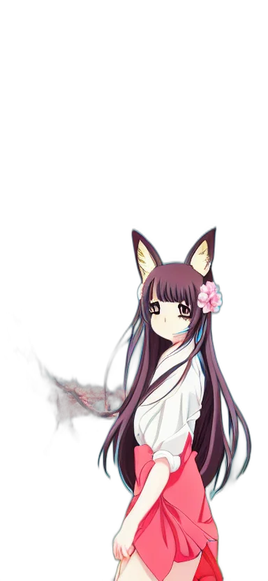 staff, creature, mask, anime transparent PNG cut-out