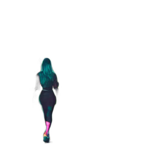 dress, robot, hair, shoes transparent PNG cut-out