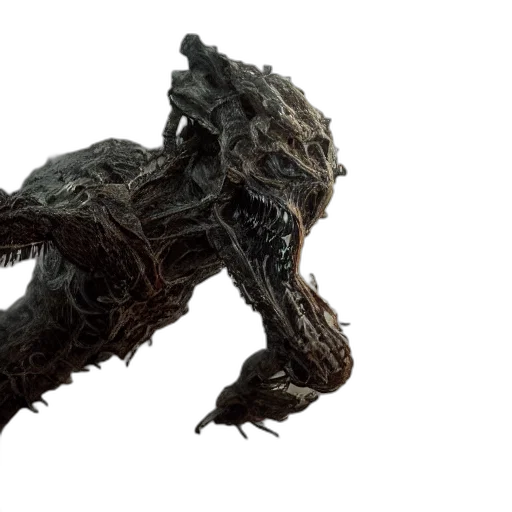 creature, dragon, hair, animal transparent PNG cut-out
