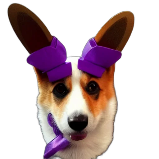 crown, hat, animal, staff transparent PNG cut-out