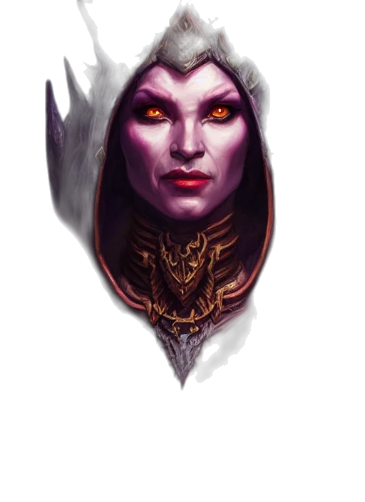 face, mask, dragon, staff transparent PNG cut-out