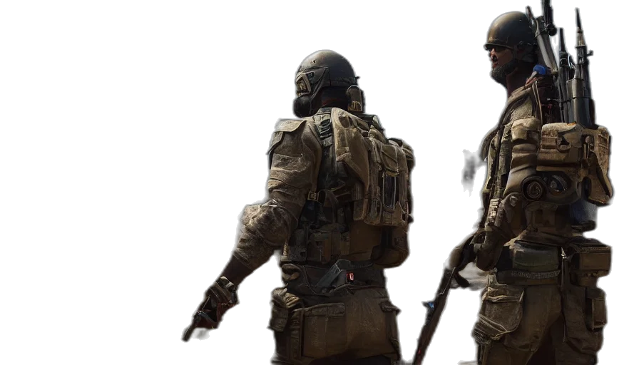 weapon, jacket, concept art, 3d render, photorealistic, highly, detailed, war transparent PNG cut-out