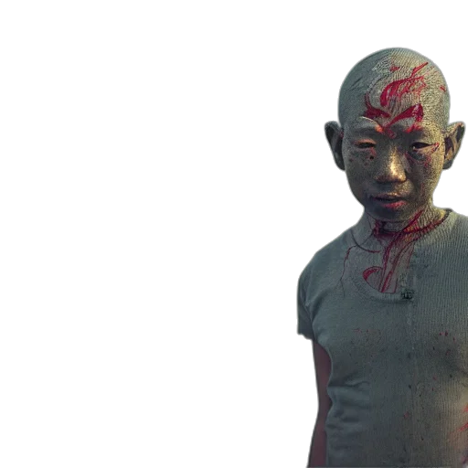 mask, face, staff, creature, 3d render, concept art, photorealistic, comic book art transparent PNG cut-out