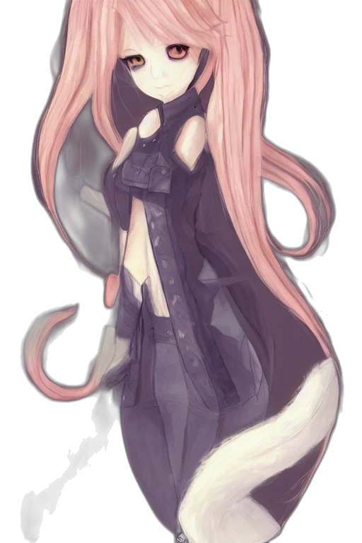 dress, staff, dragon, creature transparent PNG cut-out