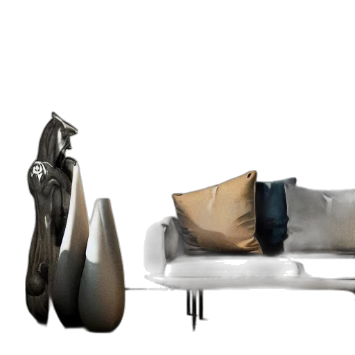 furniture, 3d render, photorealistic, concept art transparent PNG cut-out