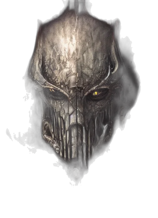 mask, face, creature, crown transparent PNG cut-out