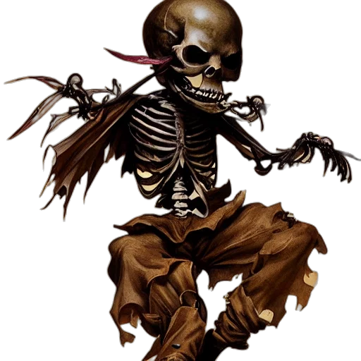 staff, concept art, fantasy art, photorealistic, comic book art, dark, sinister, chibi transparent PNG cut-out